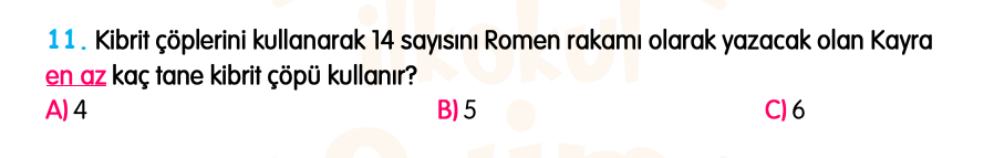 3.Sınıf Kasım Ara Tatil Değerlendirme Soruları
