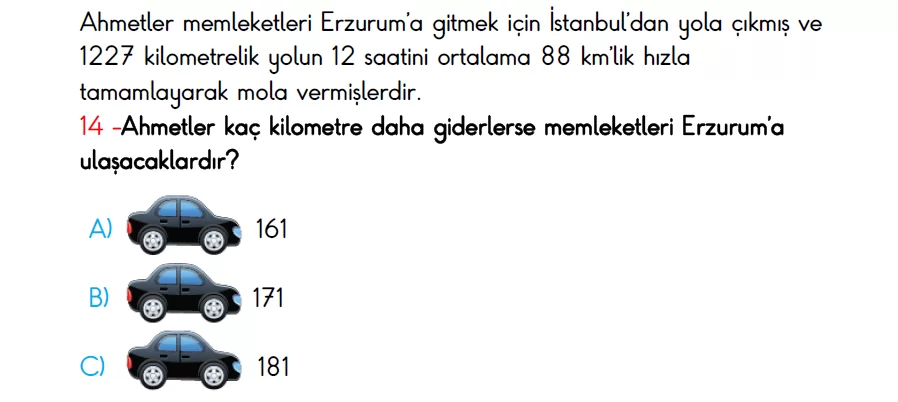 3.Sınıf 2.Dönem Türkiye Geneli Hazırbulunuşluk Sınavı