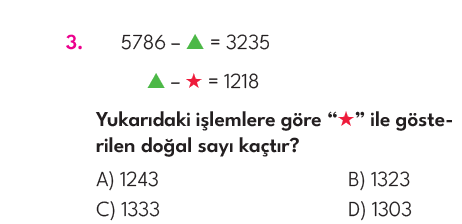 4.Sınıf 6. Hafta Değerlendirme Testi