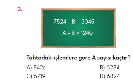 4.Sınıf 7. Hafta Değerlendirme Testi