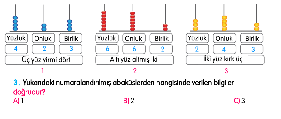 3.Sınıf Kasım Ara Tatil Değerlendirme Soruları