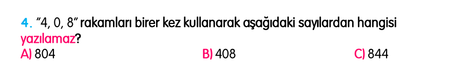 3.Sınıf Kasım Ara Tatil Değerlendirme Soruları
