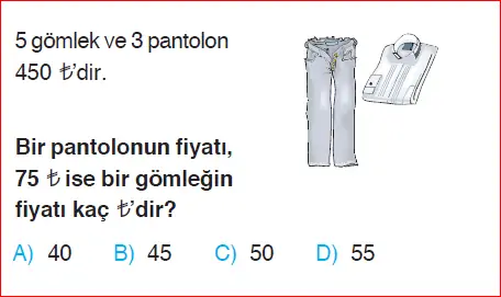 4. Sınıf Aralık Ayı Mini Değerlendirme