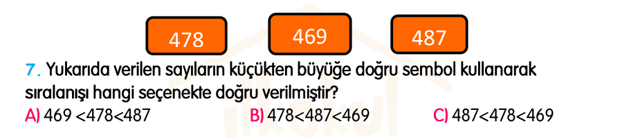 3.Sınıf Kasım Ara Tatil Değerlendirme Soruları