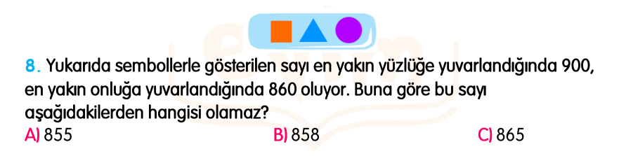 3.Sınıf Kasım Ara Tatil Değerlendirme Soruları