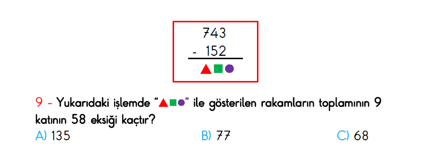 3.Sınıf 2.Dönem Türkiye Geneli Hazırbulunuşluk Sınavı