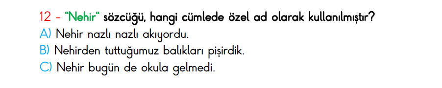 3.Sınıf 2.Dönem Türkiye Geneli Hazırbulunuşluk Sınavı