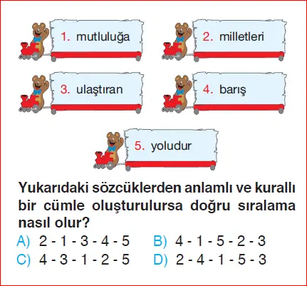 4. Sınıf Aralık Ayı Mini Değerlendirme