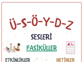1. Sınıf Ü-S-Ö-Y-D-Z Ses Fasikülleri
