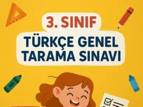 3. Sınıf Türkçe Genel Tarama Sınavı Online