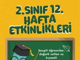 2.Sınıf 12. Hafta Çalışma Kağıtları