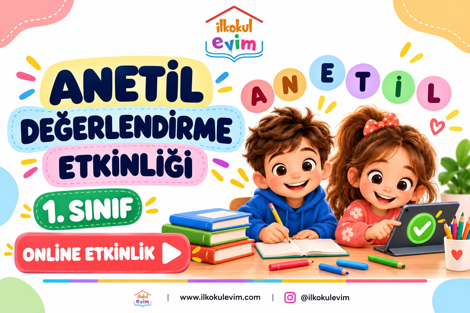 1. sınıf ANETİL Değerlendirme Etkinliği