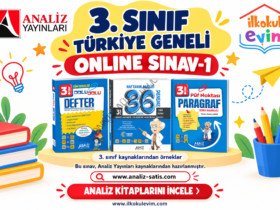3. sınıf Türkiye geneli online sınav-1 — Analiz Yayınları kitap örnekleri