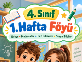 4. Sınıf 1. Hafta Föyü PDF kapağı