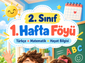 2. Sınıf 1. Hafta Föyü PDF kapağı