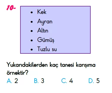 4. Sınıf Kazanım Değerlendirme Sınavı 20 Mayıs 2023