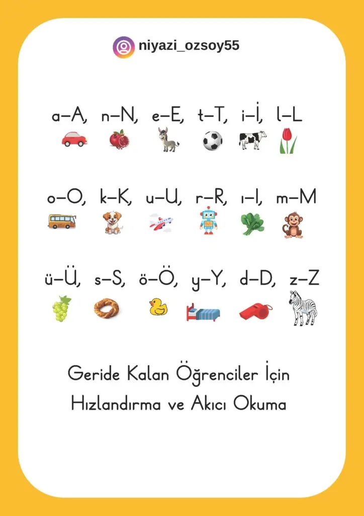 Geride Kalan Öğrenciler İçin Hızlandırma ve Akıcı Okuma