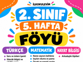 2. Sınıf 5. Hafta Föyü kapağı – Türkçe, Matematik ve Hayat Bilgisi