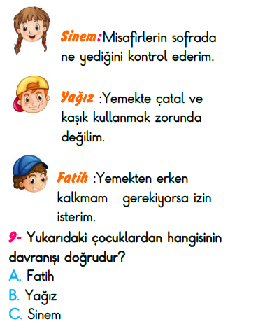 2. Sınıf Kazanım Değerlendirme Sınavı 20 Mayıs 2023