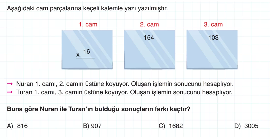 4. Sınıf Ultra Serisi Yeni Nesil Sorular