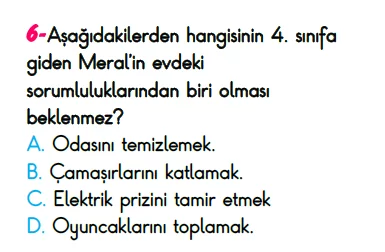4. Sınıf Kazanım Değerlendirme Sınavı 20 Mayıs 2023