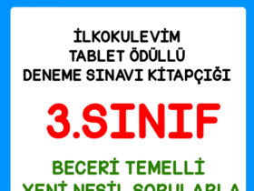 3. Sınıf Tablet Ödüllü Türkiye Geneli Deneme Sınavı 04/06/2022