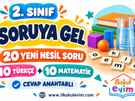 2. sınıf yeni nesil sorular Soruya Gel 20 soru Türkçe matematik cevap anahtarlı