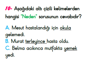 2. Sınıf Kazanım Değerlendirme Sınavı 20 Mayıs 2023