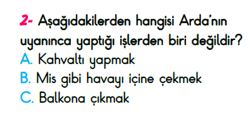 2. Sınıf Kazanım Değerlendirme Sınavı 20 Mayıs 2023