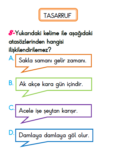 4. Sınıf Kazanım Değerlendirme Sınavı 20 Mayıs 2023