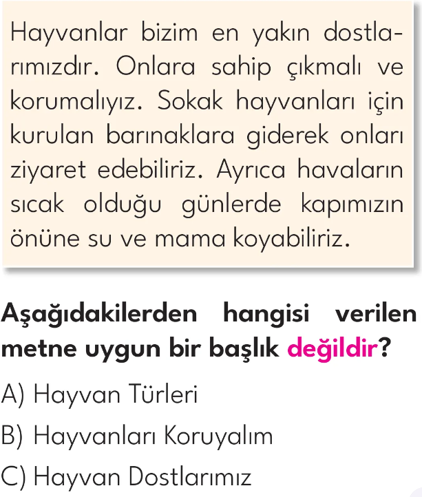 2.Sınıf Tarama Zamanı